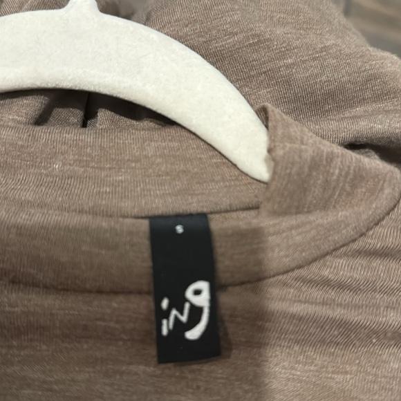 ING brown longsleeve mock turtleneck dress Size Small flirty, party, wes… - Picture 5 of 6